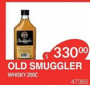 Masivos Old smuggler whisky oferta