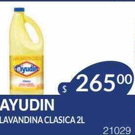 Masivos Ayudin lavandina clasica 2l oferta