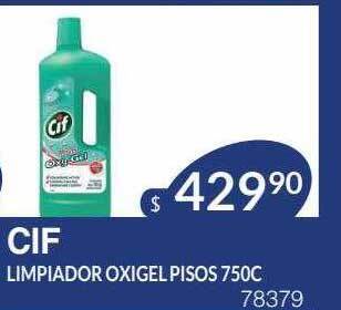 Masivos Cif limpiador oxigel pisos oferta