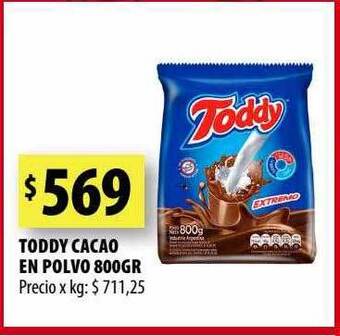Punto Mayorista Toddy cacao en polvo oferta