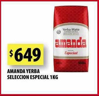Punto Mayorista Amanda yerba seleccion especial oferta