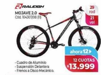 Naldo Lombardi Raleigh mojave 2.0 oferta