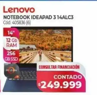 Naldo Lombardi Lenovo notebook ideapad 3 14alc3 oferta