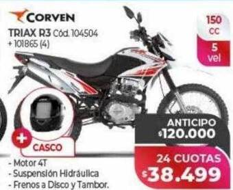 Naldo Lombardi Corven triax r3 oferta