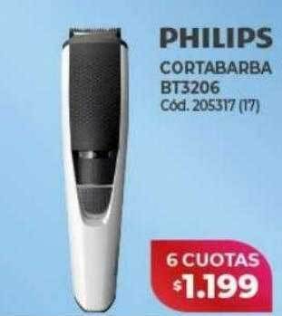 Naldo Lombardi Philips cortabarba bt3206 oferta