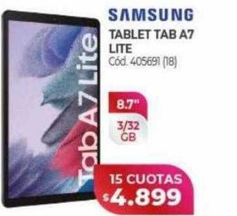 Naldo Lombardi Samsung tablet tab a7 lite oferta