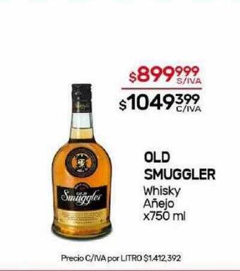 Nini Mayorista Old smuggler whisky añejo oferta