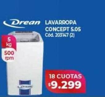 Naldo Lombardi Drean lavarropa concept 5.05 oferta