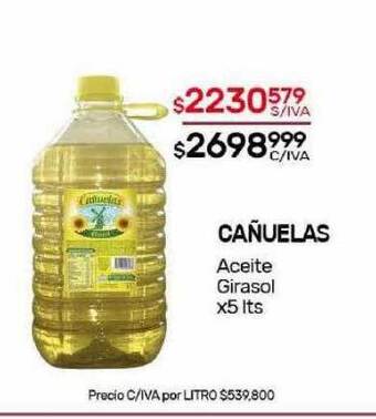 Nini Mayorista Cañuelas aceite girasol oferta