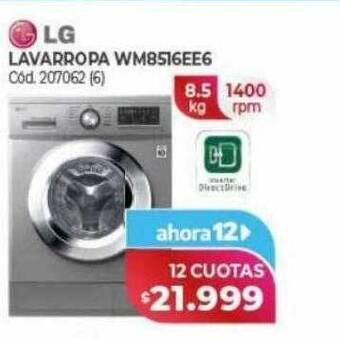 Naldo Lombardi Lg lavarropa wm8516ee6 oferta