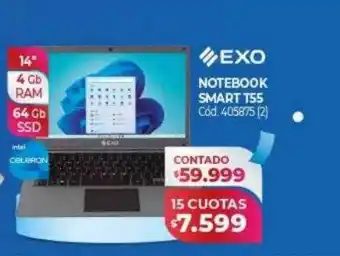 Naldo Lombardi Exo notebook smart t55 oferta