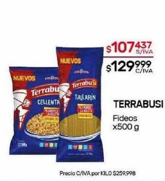 Nini Mayorista Terrabusi fideos oferta