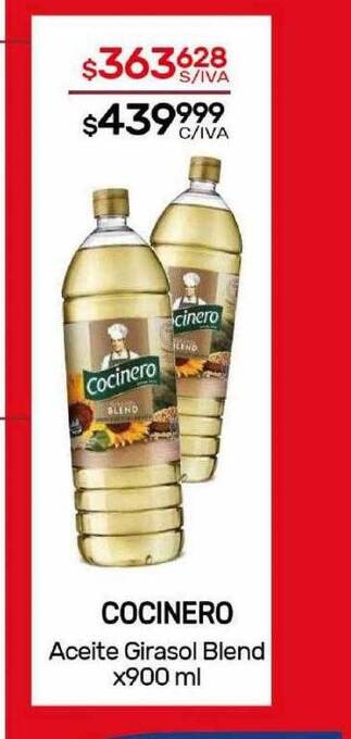 Nini Mayorista Cocinero aceite girasol blend oferta