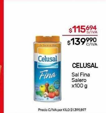 Nini Mayorista Celusal sal fina salero oferta