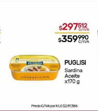 Nini Mayorista Puglisi sardina aceite oferta