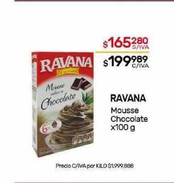 Nini Mayorista Ravana mousse chocolate oferta