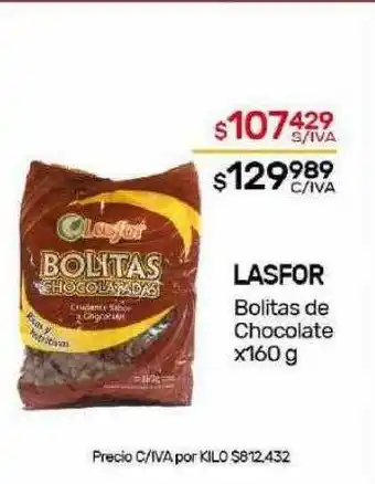 Nini Mayorista Lasfor bolitas de chocolate oferta