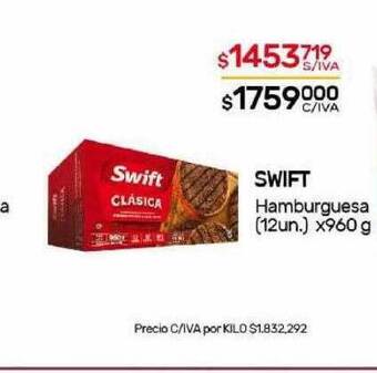Nini Mayorista Swift hamburguesa oferta