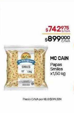 Nini Mayorista Mc cain papas smiles oferta