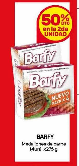 Nini Mayorista Barfy medallones de carne oferta