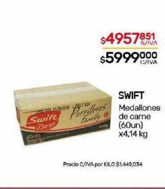 Nini Mayorista Swift medallones de carne oferta