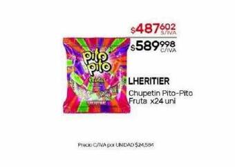 Nini Mayorista Lheritier chupetin pito-pito fruta oferta