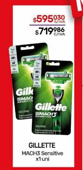 Nini Mayorista Gillette mach3 sensitive oferta