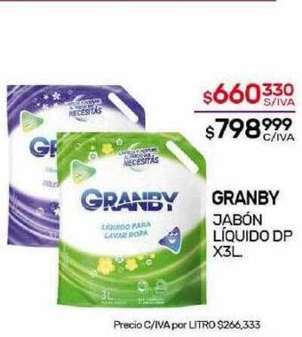Nini Mayorista Granby jabón líquido dp oferta