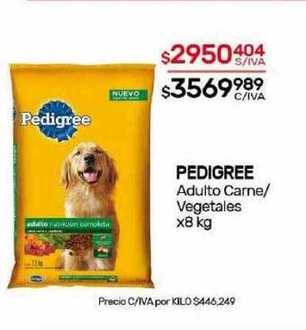 Nini Mayorista Pedigree adulto carne-vegetales oferta