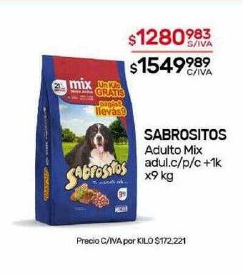 Nini Mayorista Sabrositos adulto mix adul oferta