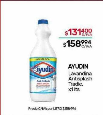 Nini Mayorista Ayudin lavandina antisplash tradic. oferta