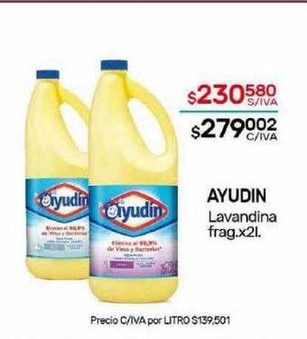Nini Mayorista Ayudin lavandina frag. oferta
