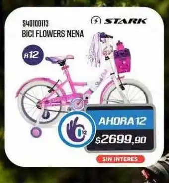 Pacman Bici flowers nena stark oferta