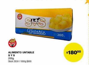 Atomo Conviene Alimento untable sys oferta