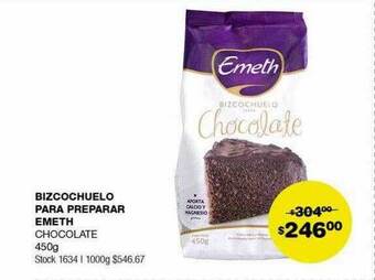 Atomo Conviene Bizcochuelo para preparar emeth chocolate oferta