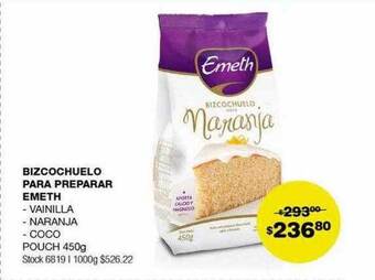 Atomo Conviene Bizcochuelo para preparar emeth oferta