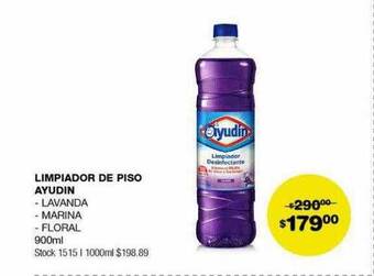 Atomo Conviene Limpiador de piso ayudin oferta
