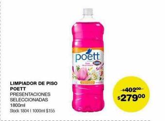 Atomo Conviene Limpiador de piso poett oferta