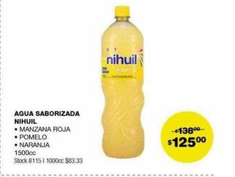 Atomo Conviene Agua saborizada nihuil oferta