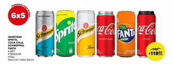 Atomo Conviene Gaseosas sprite, coca cola, schweppes, fanta oferta