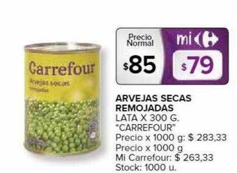 Carrefour Express Arvejas secas remojadas oferta