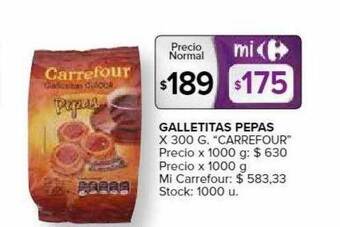 Carrefour Express Galletitas pepas oferta