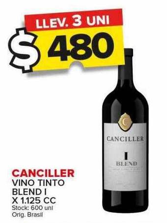 Carrefour Maxi Canciller vino tinto blend i oferta