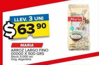 Carrefour Maxi Maria arroz largo fino 00000 oferta