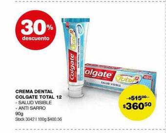 Atomo Conviene Crema dental colgate total 12 oferta