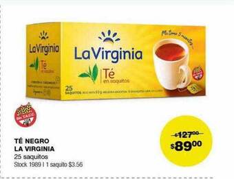 Atomo Conviene Té negro la virginia oferta