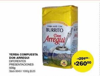 Atomo Conviene Yerba compuesta don arregui oferta