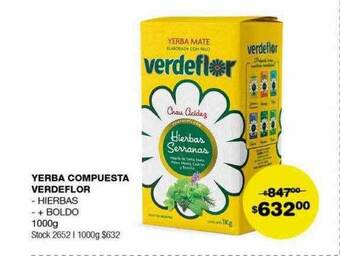 Atomo Conviene Yerba compuesta verdeflor oferta