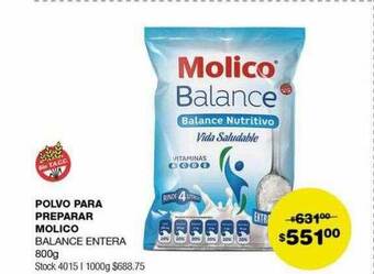 Atomo Conviene Polvo para preparar molico balance entera oferta