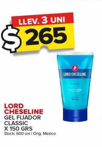 Carrefour Maxi Lord cheseline gel fijador classic oferta